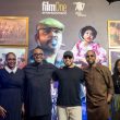 L-R - Prince Tonye Princewill (Executive Producer 77, Mr. Izu Ojukwu (Director & Producer), Mrs. Mojisola Oladapo (Chief Marketing Officer, Filmhouse Group, Ramsey Nouah, Lead Actor 77, Mr. Kene Okwuosa, Group CEO Filmhouse Group( Filmhouse Cinemas, FilmOne Entertainment & FilmOne Studios) and Mrs. Ladun Awobokun, Chief Content Officer, FilmOne Limited and Adonijah Owiriwa (Executive Producer & Actor 77