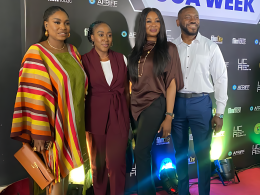 Ladun Awobokun(Chief Content Officer, FilmOne Entertainment, Chioma Ude (Founder, AFRIFF and Deyemi Okanlawon (Actor)