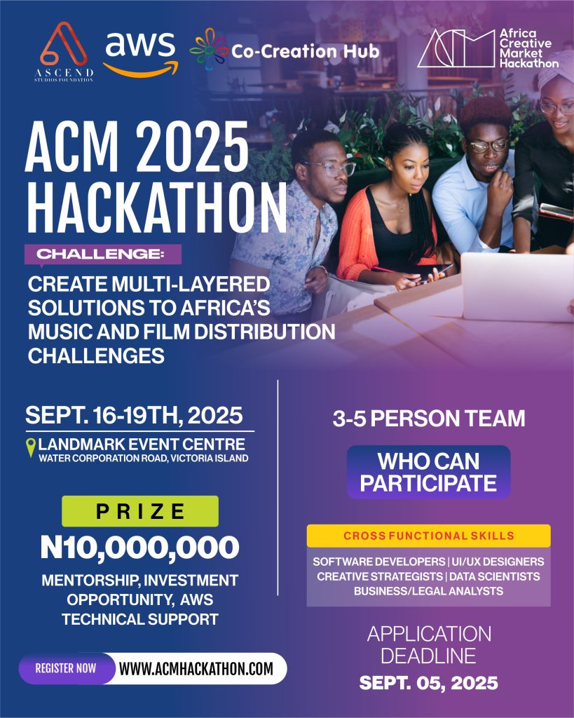 ACM Hackathon 2025: Applications Now Open for Africa Creative Market’s ₦10 Million Innovation Challenge