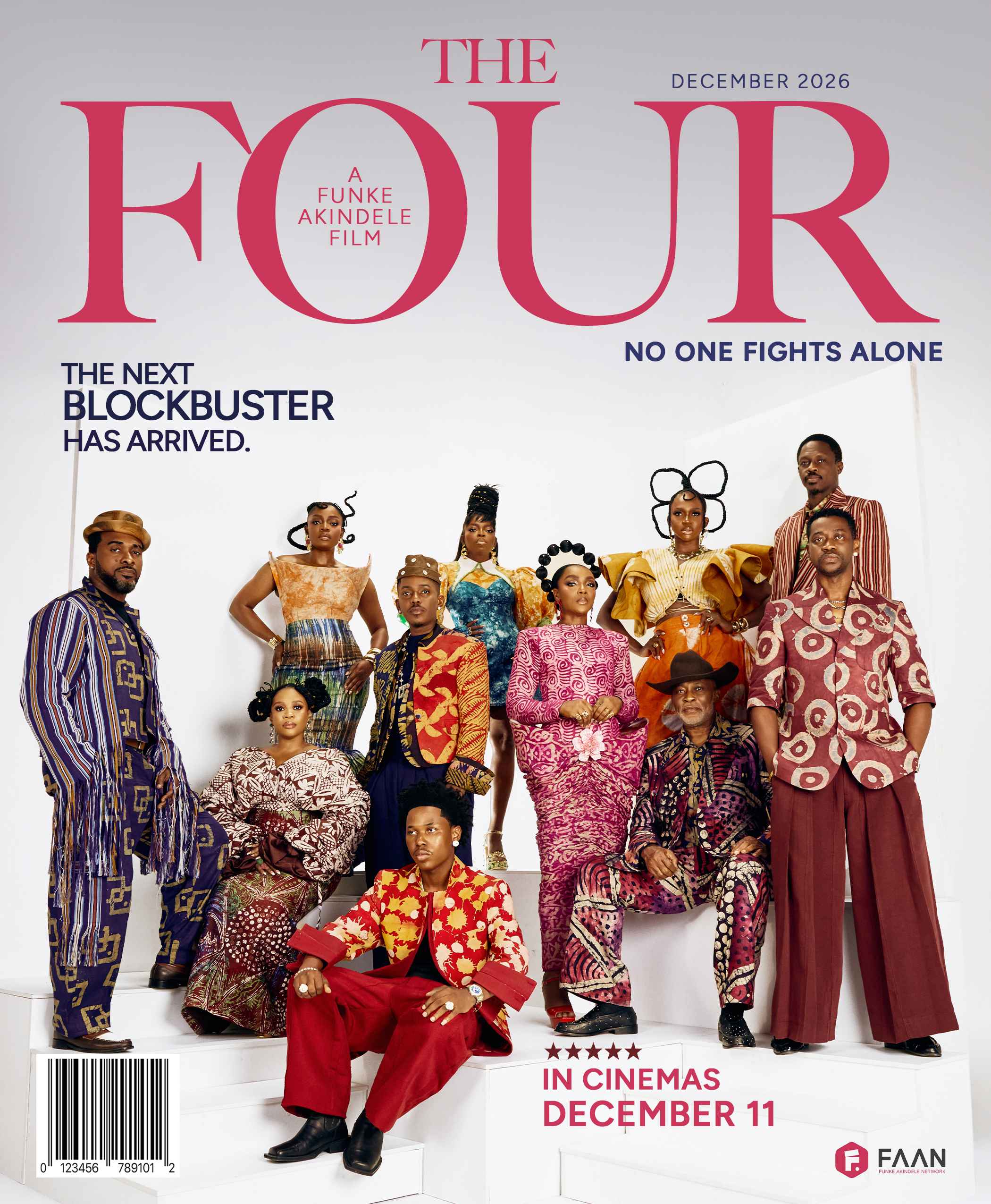 Funke Akindele Announces New Film The Four: No One Fights Alone for December 2026 Global Release